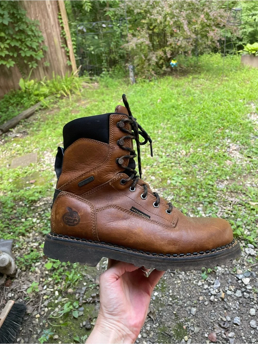 Georgia Giant Revamp waterproof work boots Size 9.5 Men’s